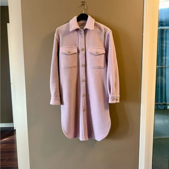 Wilfred Long Ganna Jacket – Lavender – Size XS - Picture 2 of 8